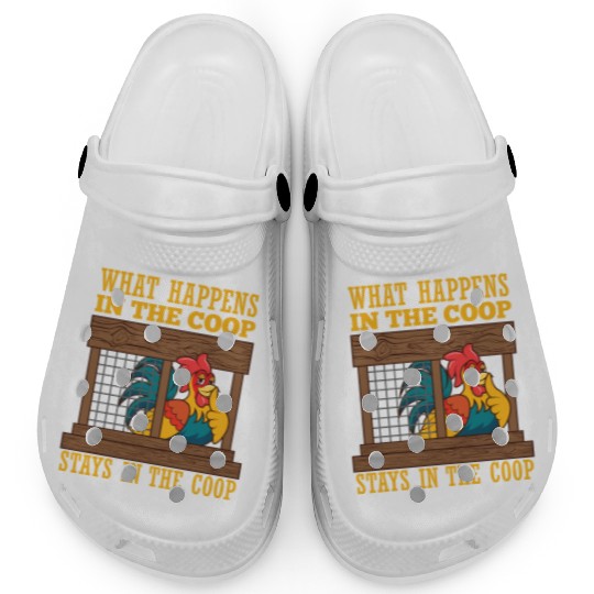 Chicken Coop Poultry Farmer Farm Animal Chickens Clogs