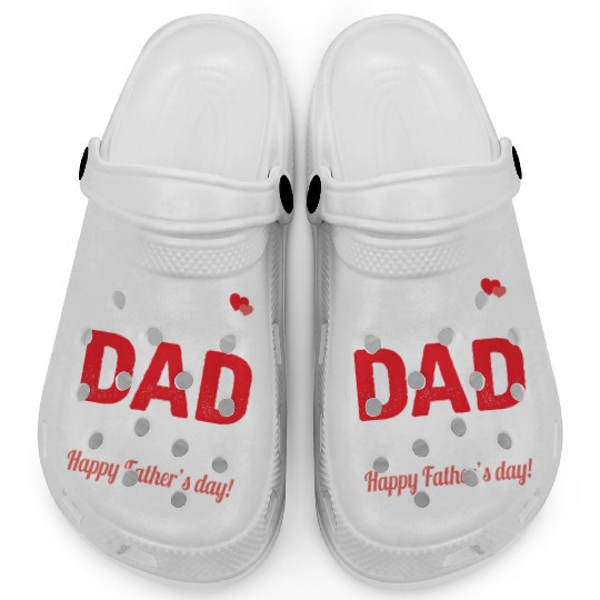 We love you Dad, happy father`s Day, gift idea Clogs