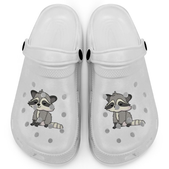 Raccoon Trash Panda Funny Cute Quote Animal Gift Clogs