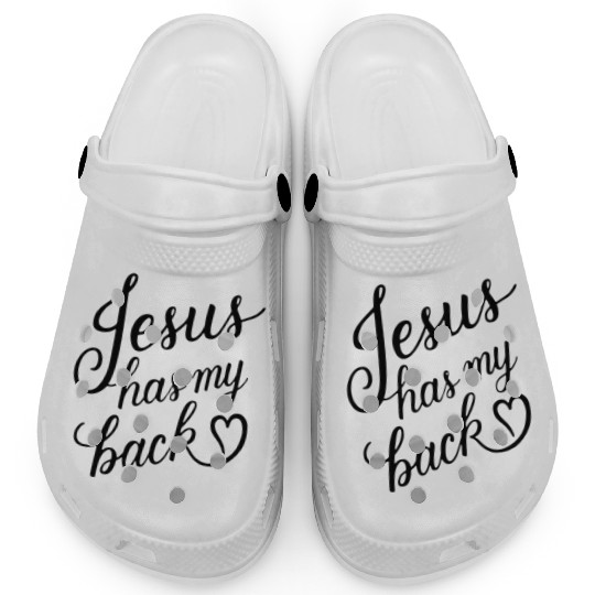 Jesus has my back 01 Clogs