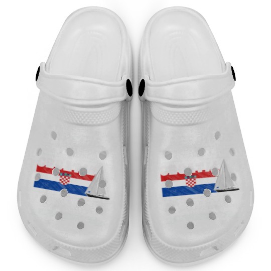 Croatia sailing, sailing ship Mediterranean gift Clogs