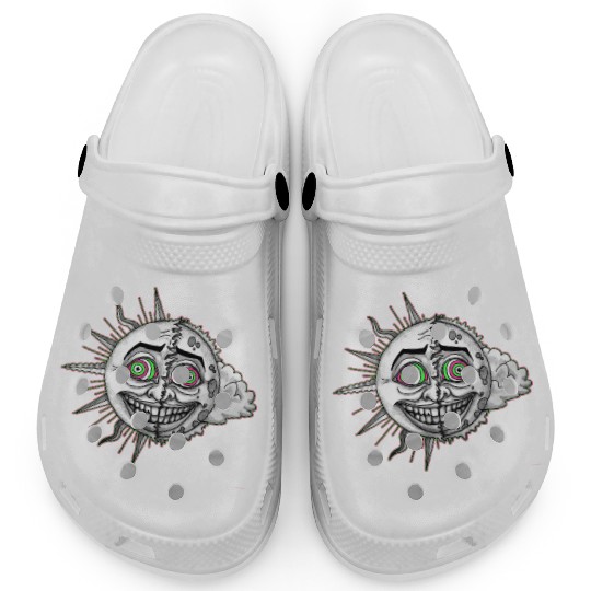 Trippy acid Sun Clogs