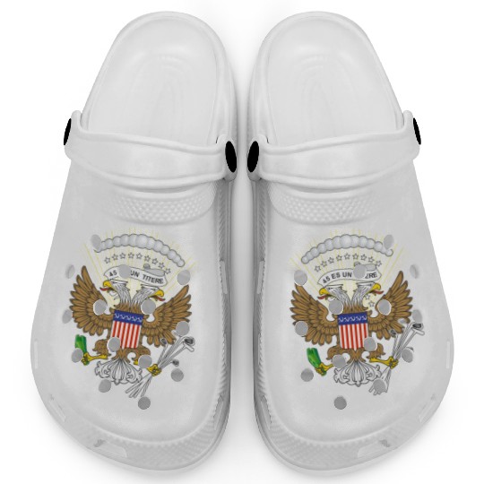 Fake Presidential Seal 45 Es Un Titere Clogs
