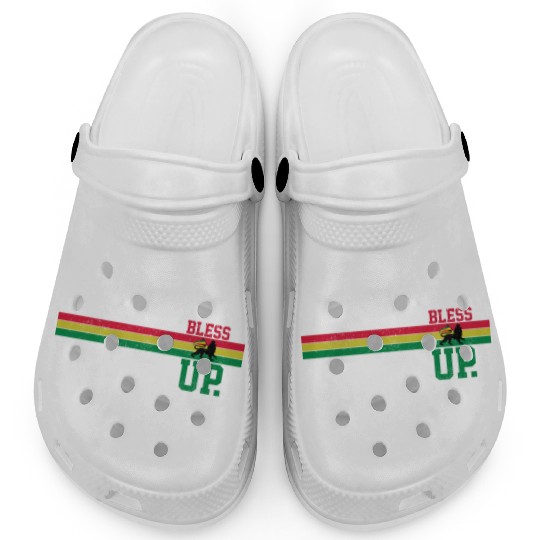 Reggae Music Rastafari Lion of Judah Rasta Gift Clogs