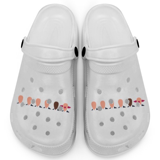 Anti Trump USA President Election Impeach Clown Clogs