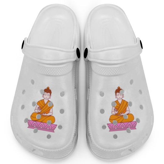 Buddha Quote india hindu shanti Buddhist Relax Clogs