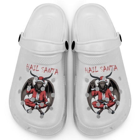 Christmas Hail Santa Satanism Goat Baphomet Satan Clogs