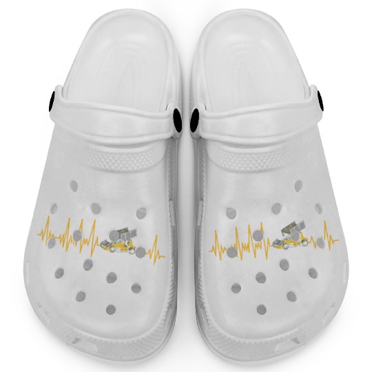 Sprint Car Racing Heartbeat Pulse Clogs