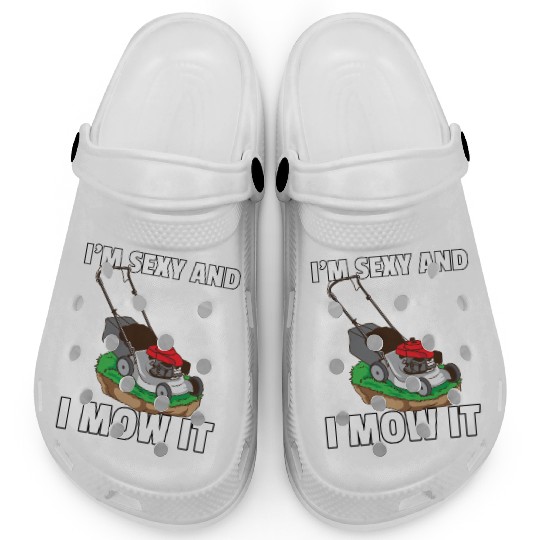lawn mowing lawn mower garden gardener Clogs