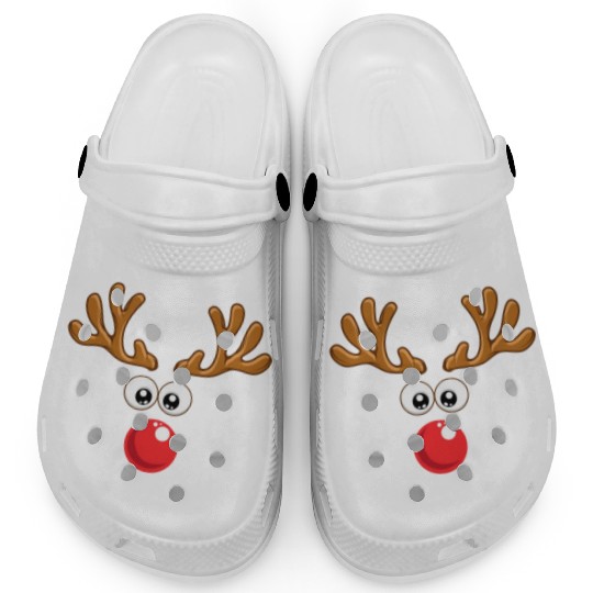 Christmas Rudolph reindeer winter nature gift Clogs