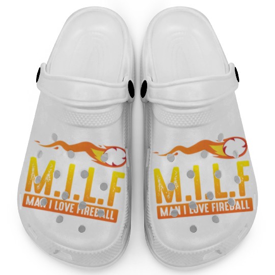MILF Man I Love Fireball Funny ambiguous Clogs