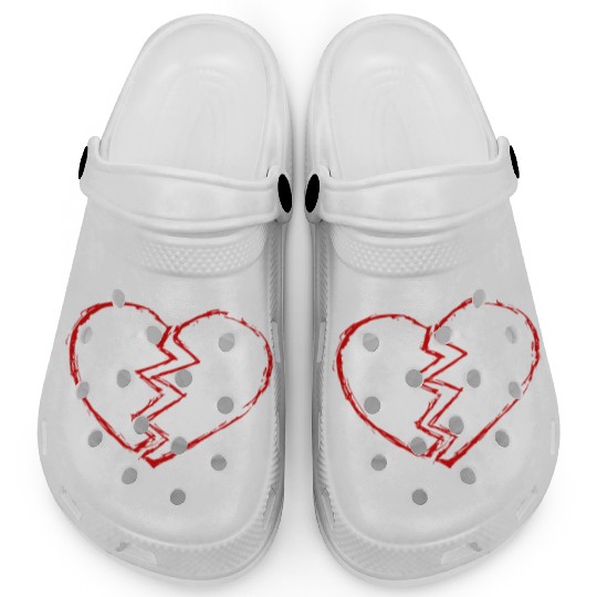 broken heart Clogs