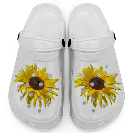 blooming sunflower sunflowers blooms flowers petal Clogs