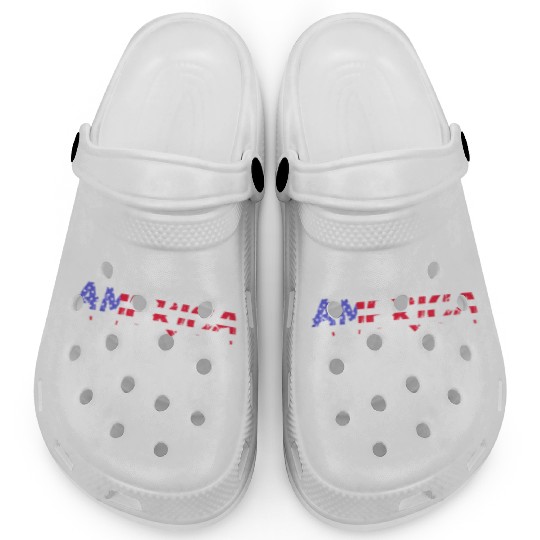 Make America V8 Again Muscle Car Drag Racing Trump Clogs