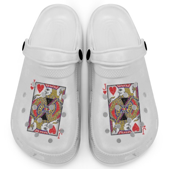 jack of hearts playing card Clogs