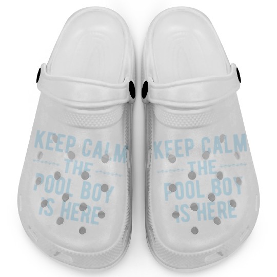 Pool Boy: Keep Calm Clogs
