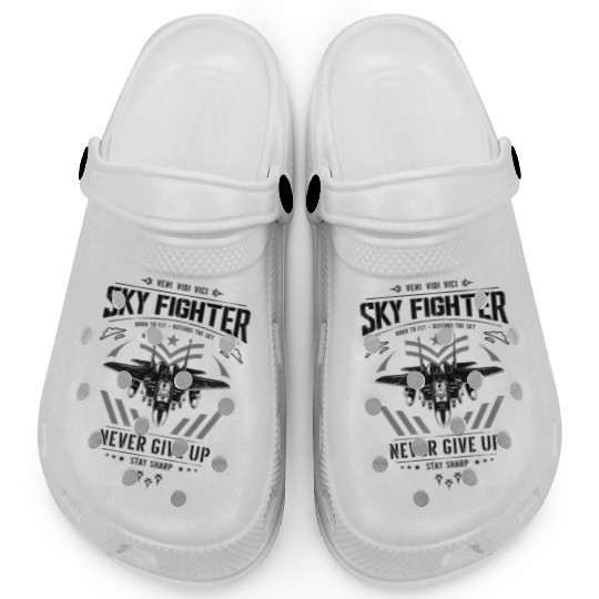 Fighter jet airplane pilot Clogs