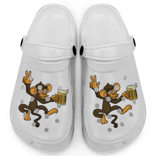 DRUNK MONKEY Beer Clogs