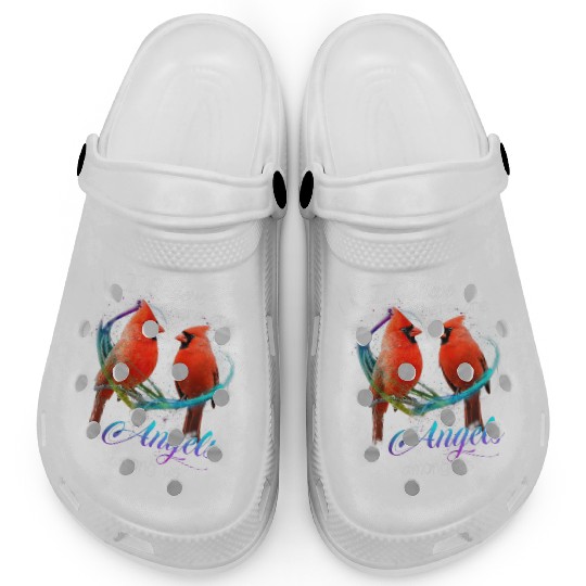 Cardinal Bird Clogs