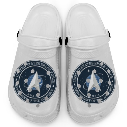 New Space Force Logo 2020 USSF Clogs