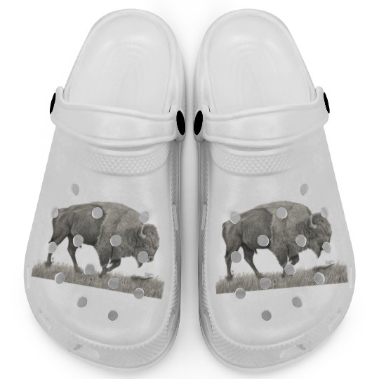 Buffalo Drawing Clogs