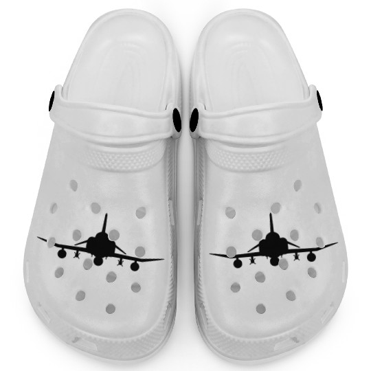 F-4 Phantom II Military Fighter Jet Clogs