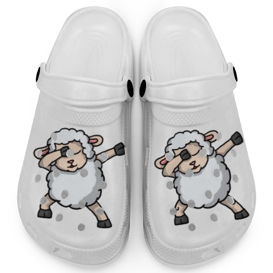 Funny Dabbing Sheep Dab Dance Lamb Lover Gift Clogs