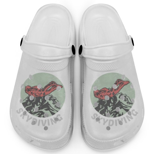 Skydiving Skydiver Base Jump Parachutist Clogs