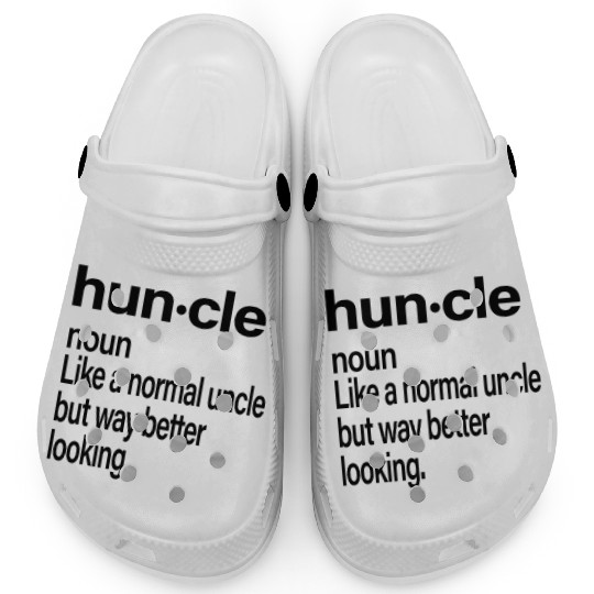 funny cool Uncle Gift Hunkle Definition Clogs