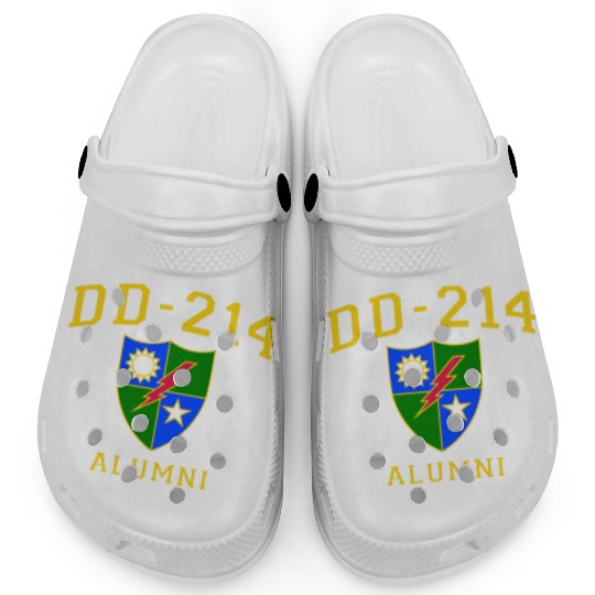 US Army Ranger Veteran DD214 Alumni Logo Insignia Clogs