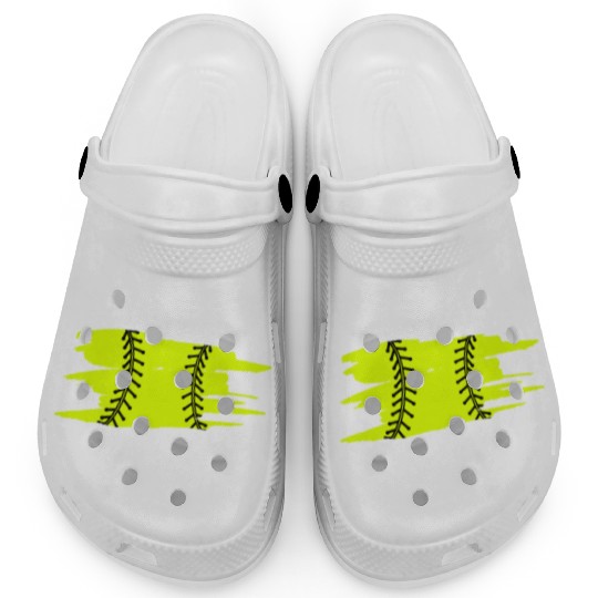 Softball Catcher Baseball Pitcher Bat Ball Player Clogs