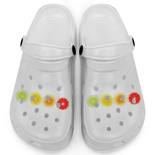 Lime Lemon Orange Vitamin Citrus Wheels of a Clogs