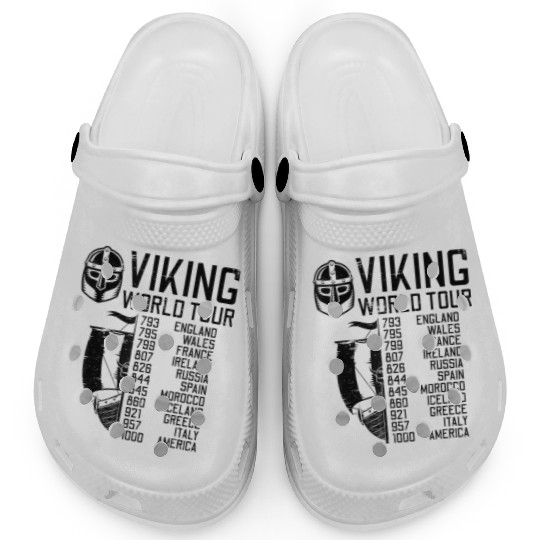 Viking World Tour Norse Mythology Gift Historical Clogs