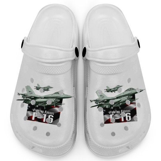 F-16 Fighter Jet Clogs