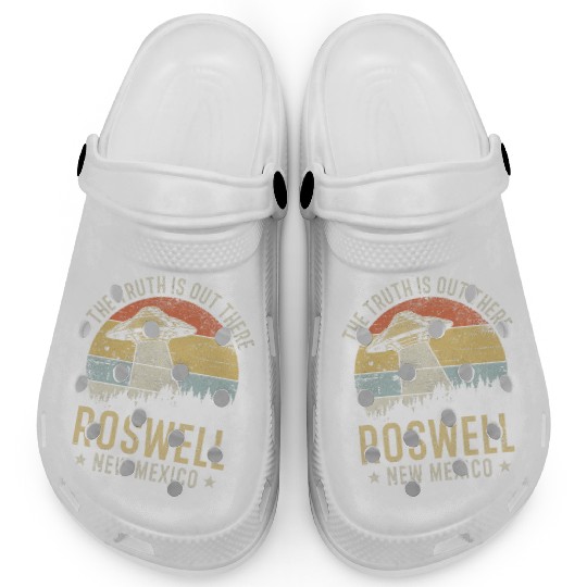 Roswell New Mexico UFO Alien Clogs