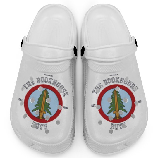 Twin Peaks The Bookhouse Boys Est 1990 Logo Clogs