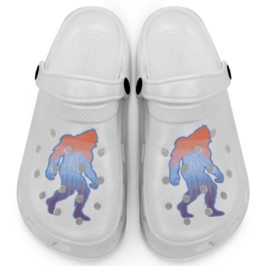 Mt Rainier Bigfoot Sasquatch Clogs