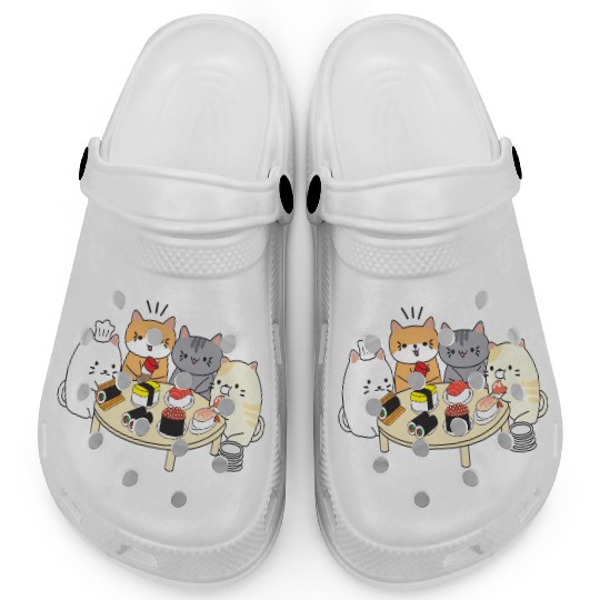 Cat Sushi Clogs
