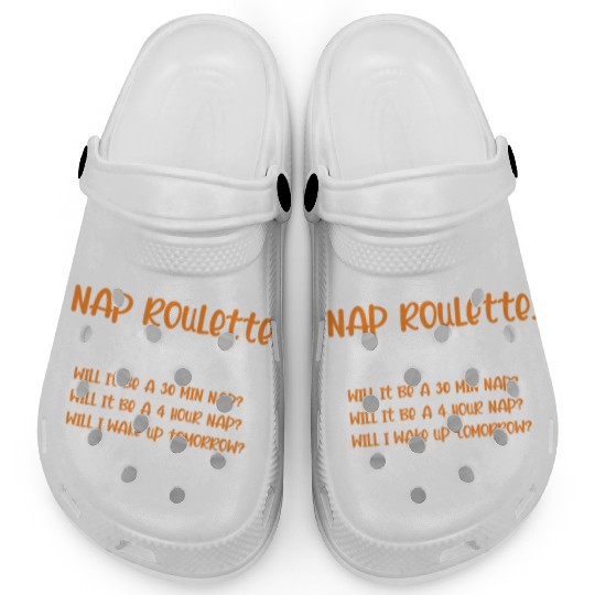 Nap Roulette Gamer or Sleepyhead Gift Clogs
