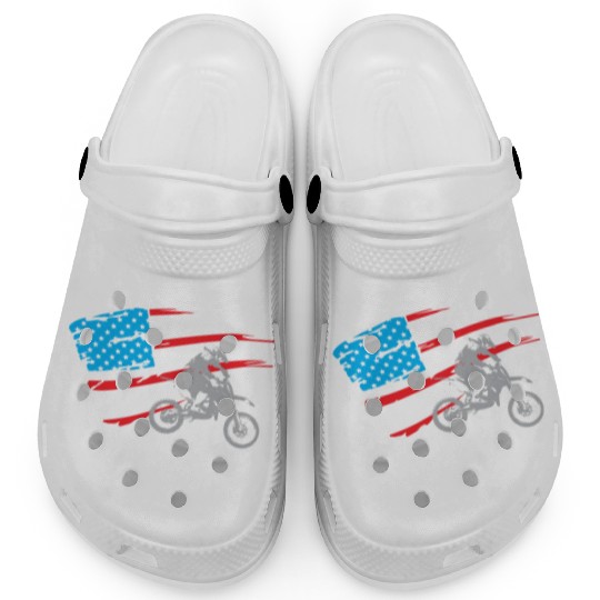 Supercross Motocross Racing Biker Clogs