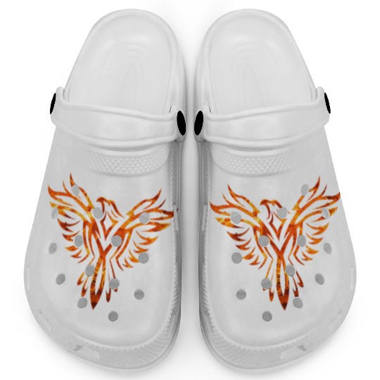 Tribal Fire Phoenix Rising Clogs