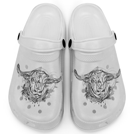 Taurus Zodiac Bull Clogs Clogs Clogs design