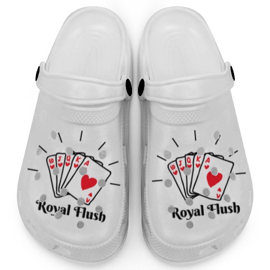 Royal Flush Poker Clogs