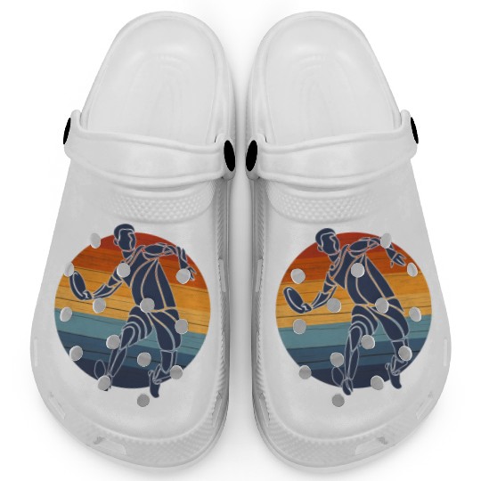 Retro Frisbee for the Ultimate Frisbee Player Clogs
