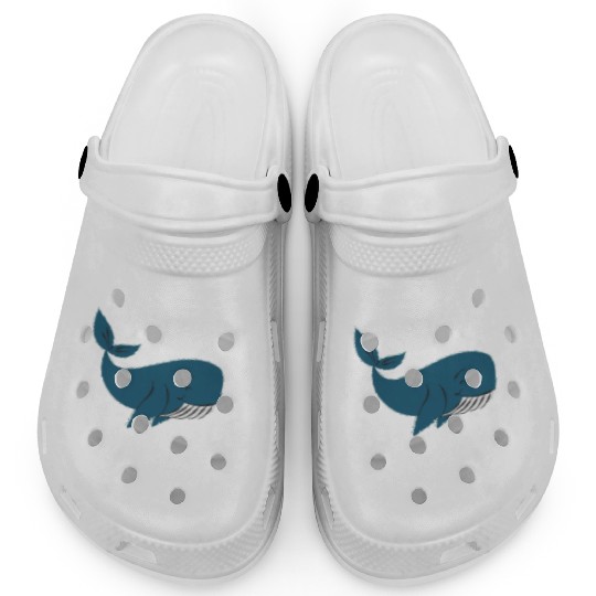 Whale funny whale Clogs