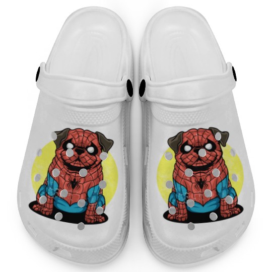 spider pug Clogs