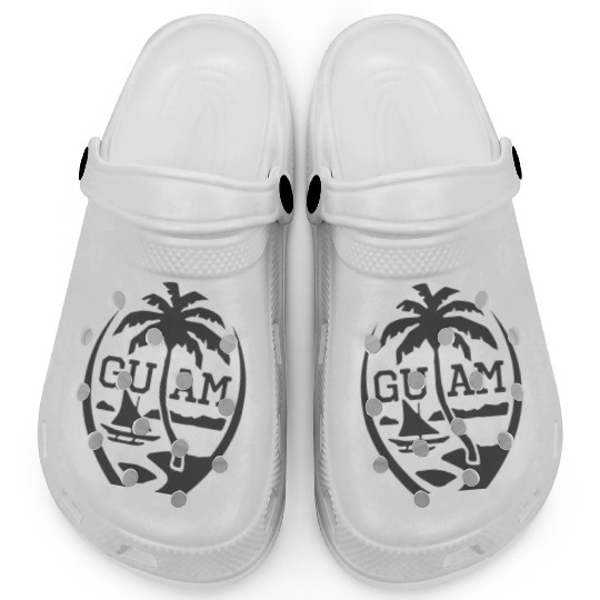 Guam Seal Guam Flag USA Guamanian Chamorro Clogs