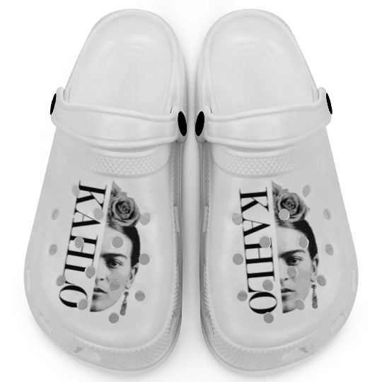 Frida Kahlo Split Portrait Gift Clogs
