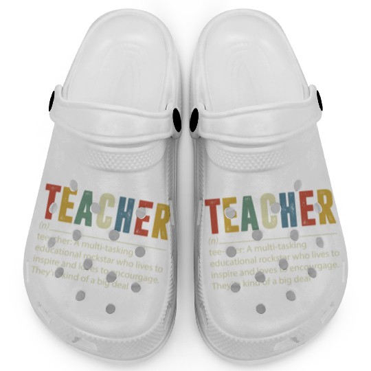 Teacher Multi tasking Educational Rockstar Clogs