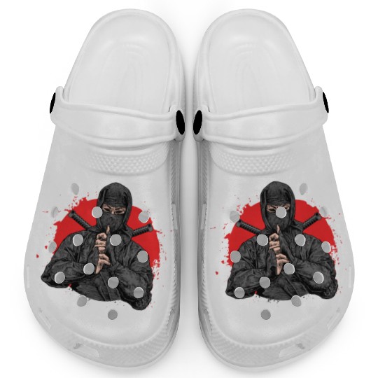 Ninja Samurai Kendo Katana Japan Yakuza Shinobi Clogs